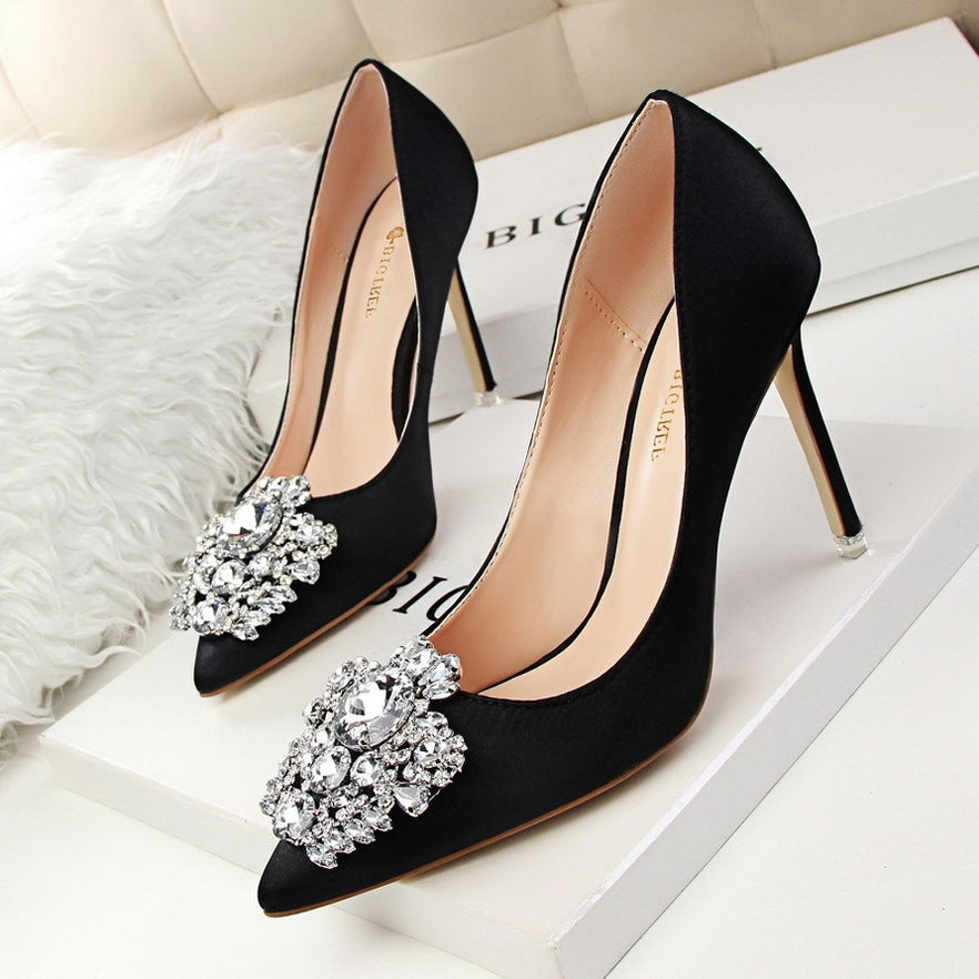 Stella Satin Pumps