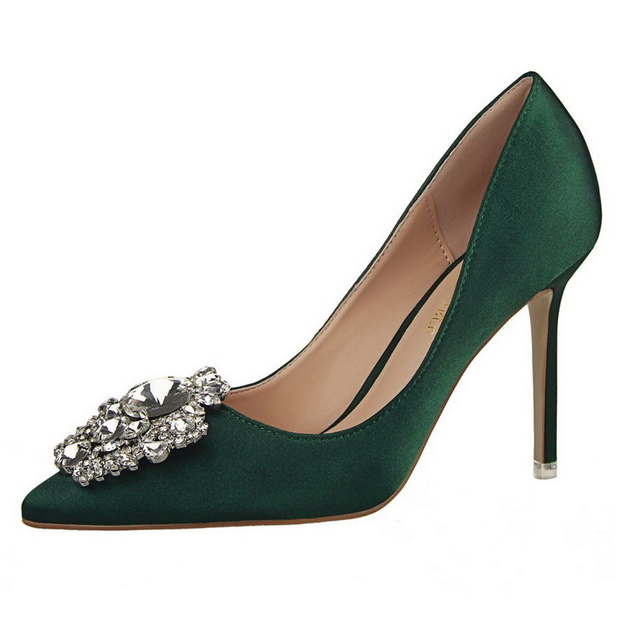 Stella Satin Pumps