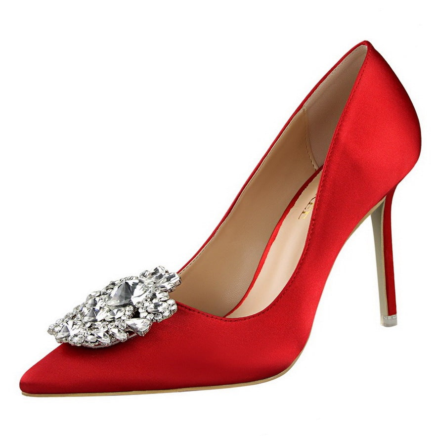 Stella Satin Pumps