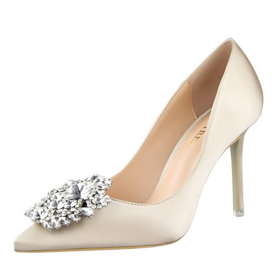 Stella Satin Pumps
